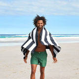 Dock & Bay Quick Dry Beach Towel - CHARCOAL - Extra Large