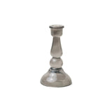 Glass Candle Holder - Charcoal