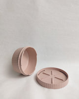 Travel Box - Shampoo - Dusty Pink - Round