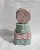 Travel Box - Shampoo - Dusty Pink - Round