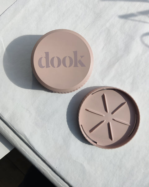 Travel Box - Shampoo - Dusty Pink - Round