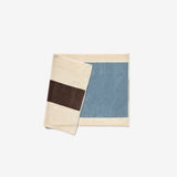 Bath Mat - Sky Blue and Coffee