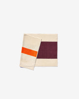 Bath Mat - Bordeaux and Orange