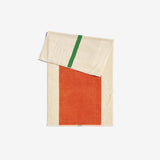 Hand Towel - Green and Orange