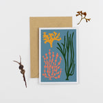 Seaweed Card by Studio Wald - Blue