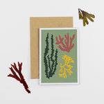 Seaweed Card by Studio Wald - Green