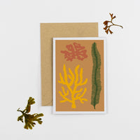 Seaweed Card by Studio Wald - Mustard