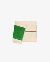 Bath Mat - Green and Chestnut