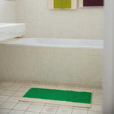 Bath Mat - Green and Chestnut