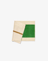 Bath Mat - Green and Chestnut