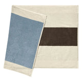 Bath Mat - Sky Blue and Coffee