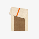 Bath Towel - Orange and Chestnut