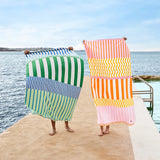 Dock & Bay Quick Dry Beach Towel - LEMONADE WAVES