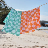 Dock & Bay Quick Dry Beach Towel - CHECK MATE