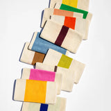 Face Towel - Lemon and Coffee Stripe