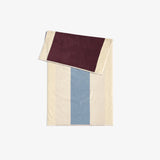 Hand Towel - Bordeaux and Sky Blue