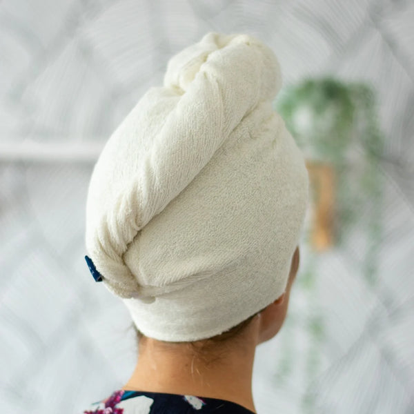 Towelling Hair Wrap Bamboo Dook